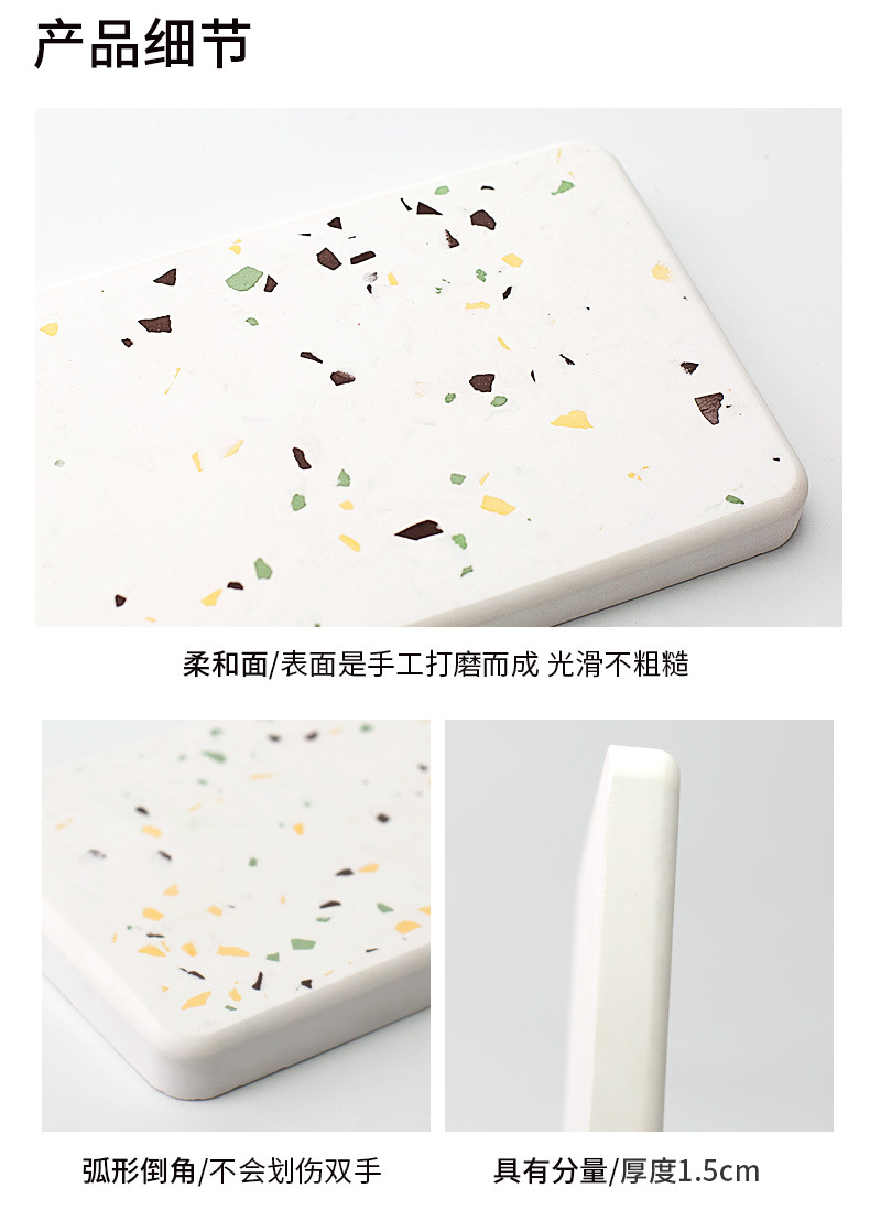 Diatomite Storage Pad Terrazzo Storage Rack Absorbent Soap Mat Toiletries Mat Custom Logo Factory Wholesale Diatomite Storage Pad Terrazzo Storage Rack Absorbent Soap Mat Toiletries Mat Custom Logo Factory Wholesale