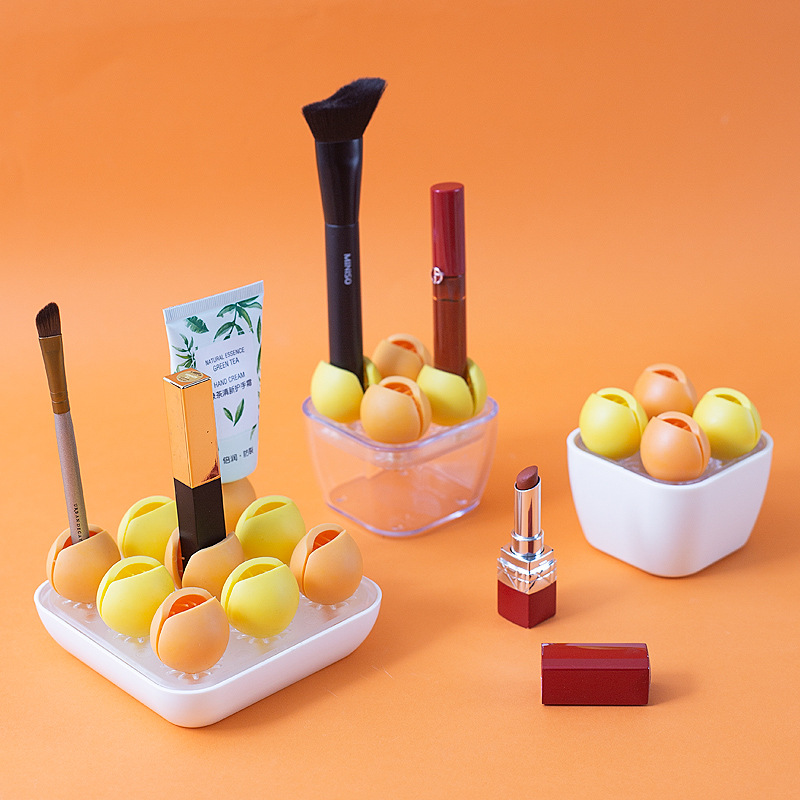 Cosmetics Storage Box Internet Celebrity Household Jewelry Box Storage Rack Multi-Grid Creative Organizing Desktop Factory Wholesale Customization