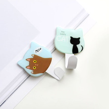 Iron hook Cartoon Nail-Free Iron Hook behind the Door Kitchen Bathroom Strong Sticky Hook Clothes Hook