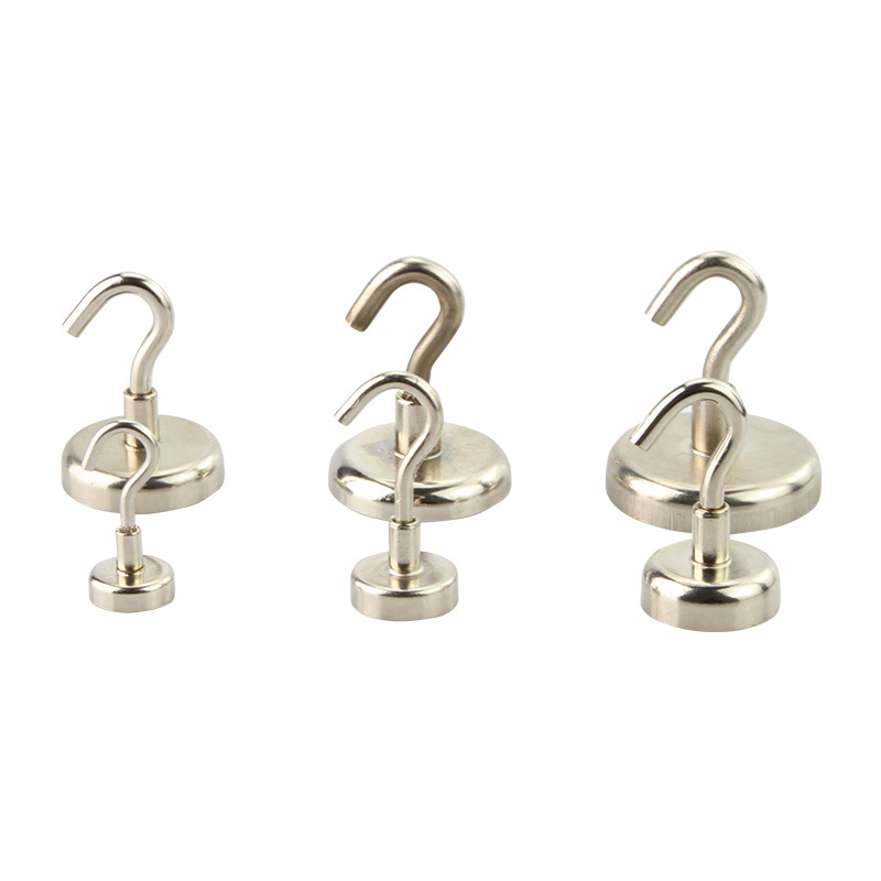 Large Fishing Magnet NdFeB Strong Magnetic Hook Metal Strong Rare Earth Permanent Iron hook