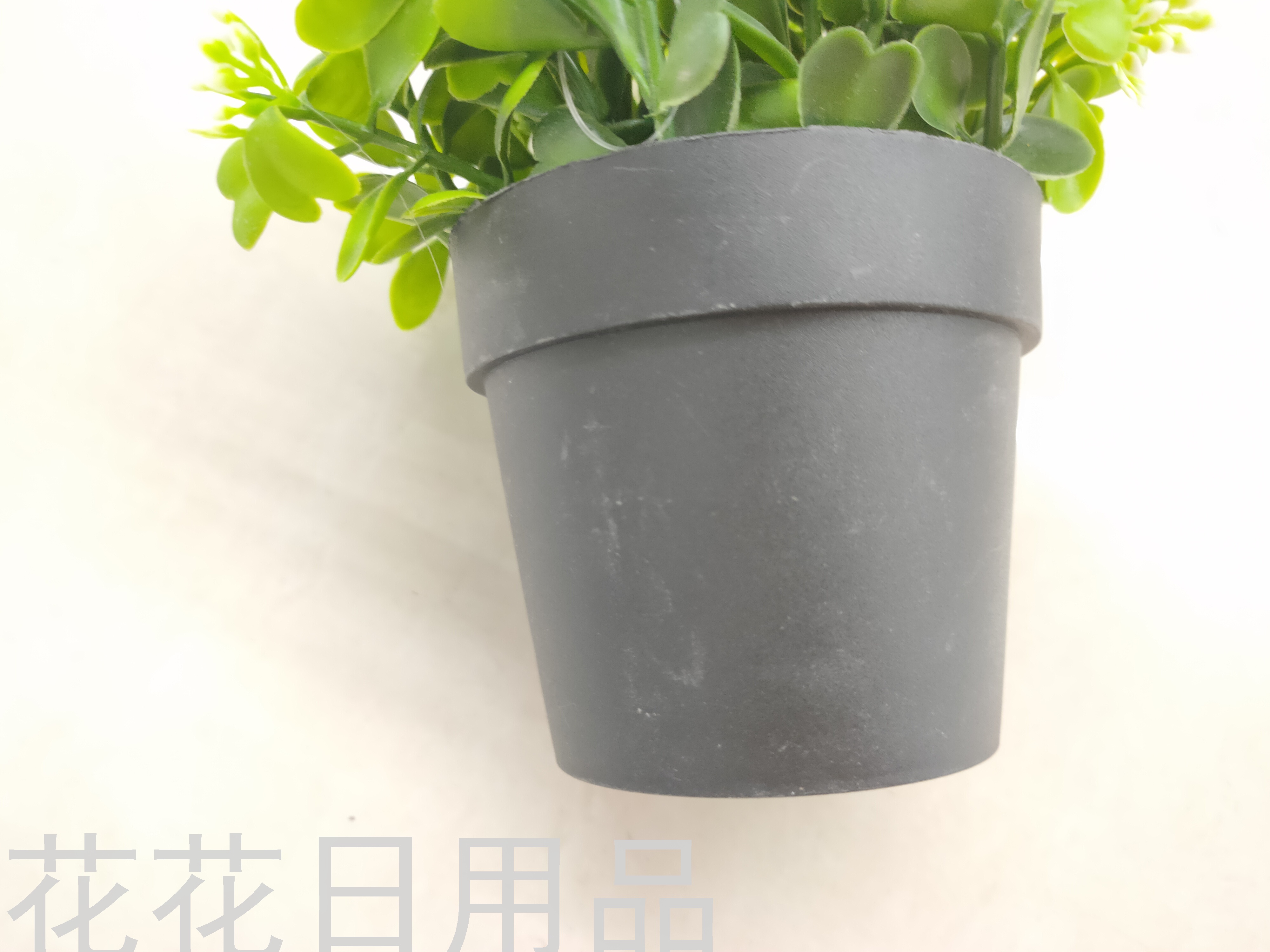 Artificial/Fake Flower Black Plastic Basin Greenery Bonsai Decorative Living Room Bedroom Dining Table and So on