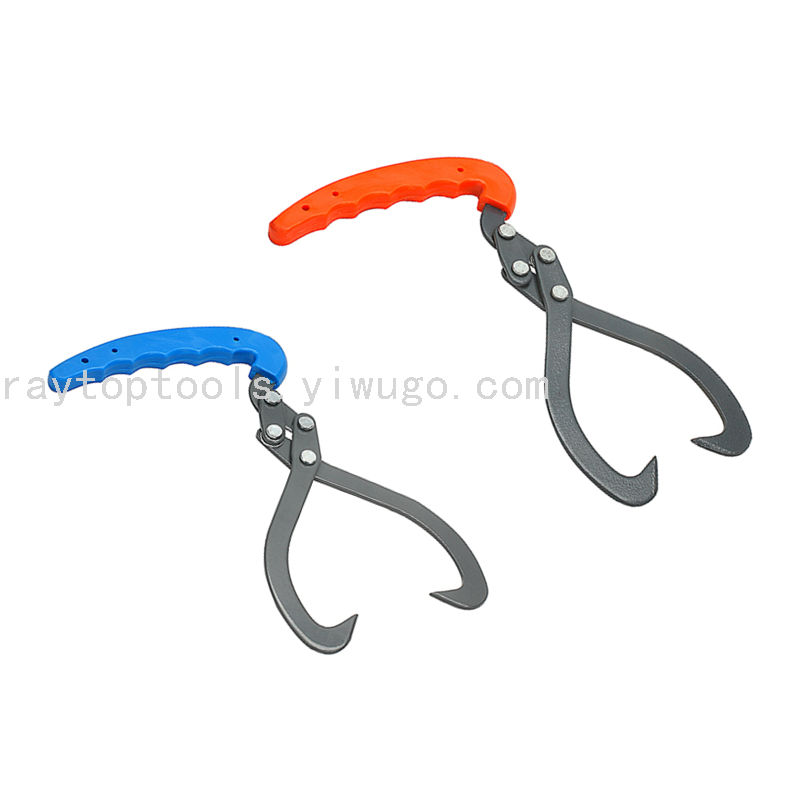 Carbon Steel Double Hook Grapple Lifting Woodware Tree Lifting Hook Multifunctional Iron Hook Logging Construction Tool Single Hand Crocheting