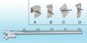 Iron Hook Blade iron linked to supermarket shelf bracket bracket 19mm 5 Zhu Zhi