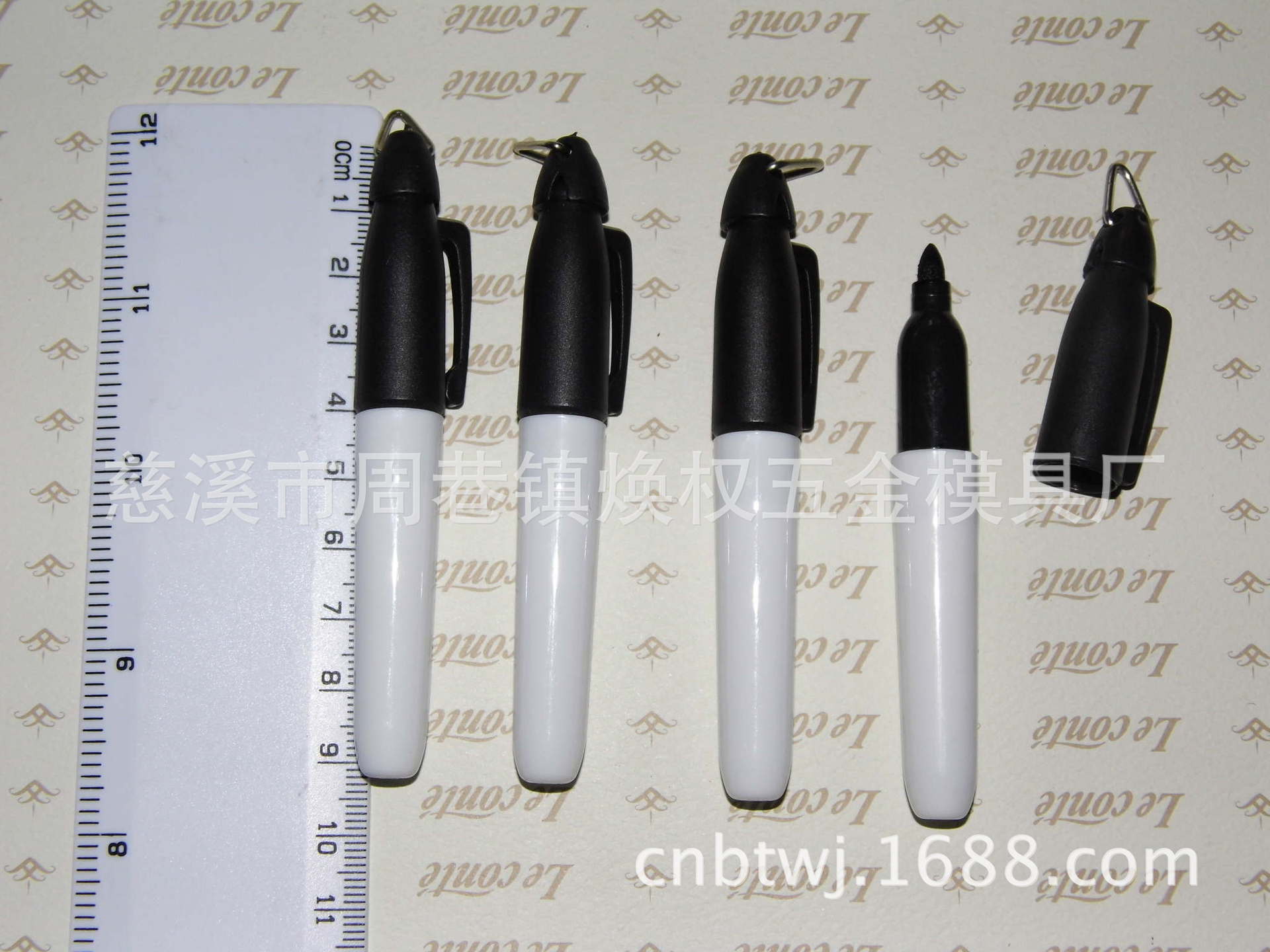 Mini Textile Marking Pen with Triangle Buckle Iron Hook Hook Line Pen