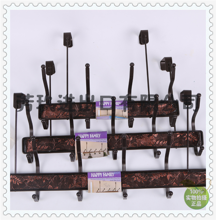 After the door of the home iron hook bathroom without nails without holes hanging clothes hook simple fashion clothes hook