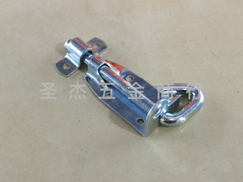 Iron Hook Bolt with Box Buckle and Padlock Three-in-One Iron Hook Bolt with Box Buckle and Padlock Three-in-One
