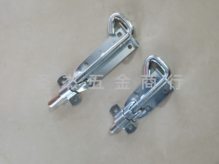 Iron Hook Bolt plus Handle plus Padlock Three-in-One Iron Hook Bolt plus Handle plus Padlock Three-in-One