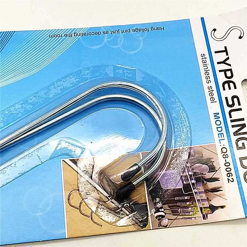 Multifunctional household stainless steel s-type iron hook kitchen equipped with s-hook metal hook S hook 8 inch large Multifunctional household stainless steel s-type iron hook kitchen equipped with s-hook metal hook S hook 8 inch large