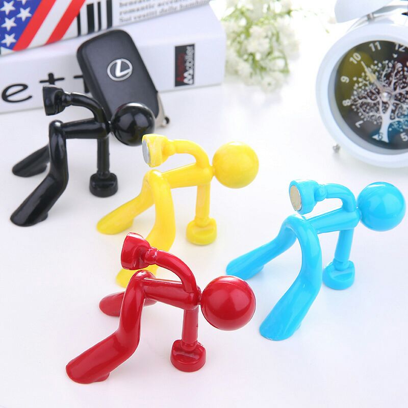 M24-Creative Wall Climbing Villain Magnet Key Hanger Strong Magnetic Suction Villain Keychain Super Strong Suction Iron Hook