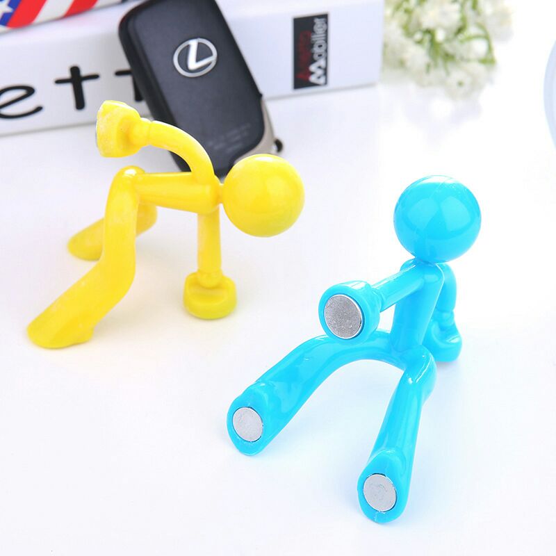 M24-Creative Wall Climbing Villain Magnet Key Hanger Strong Magnetic Suction Villain Keychain Super Strong Suction Iron Hook