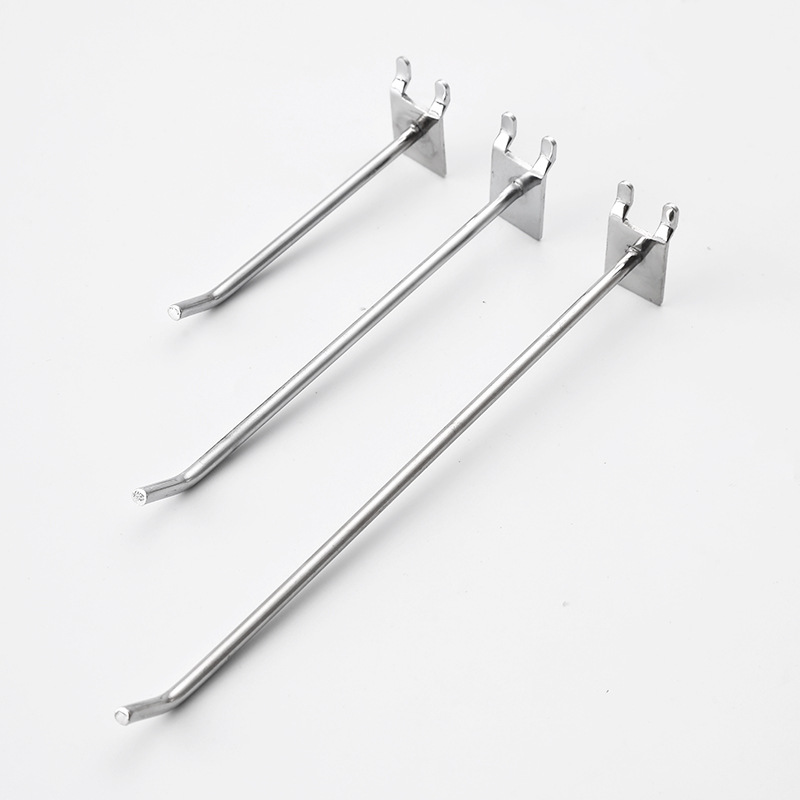 Supermarket Shelf Hook Wire-Wrap Board Hole Plate Accessories Small Jewelry Display Rack Iron Hook Hardware Tools Hook Storage