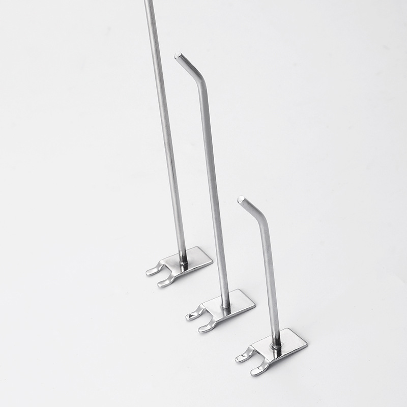 Supermarket Shelf Hook Wire-Wrap Board Hole Plate Accessories Small Jewelry Display Rack Iron Hook Hardware Tools Hook Storage