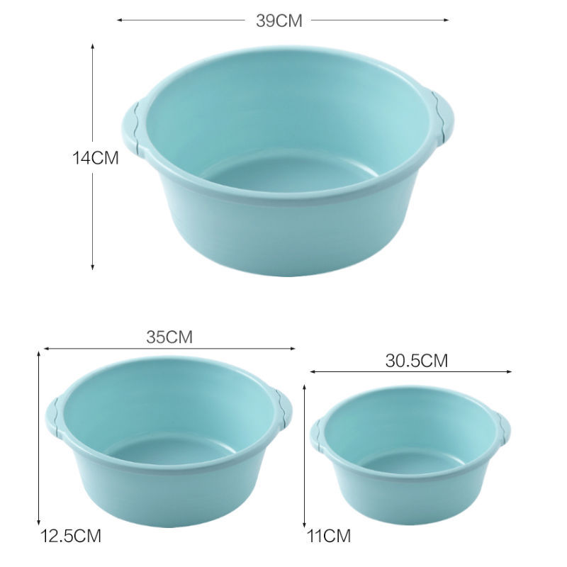 Household Large Size Thickened Washbasin Baby Small Basin Plastic Basin Basin Wash Feet Wash Hands Washbasin Laundry Basin