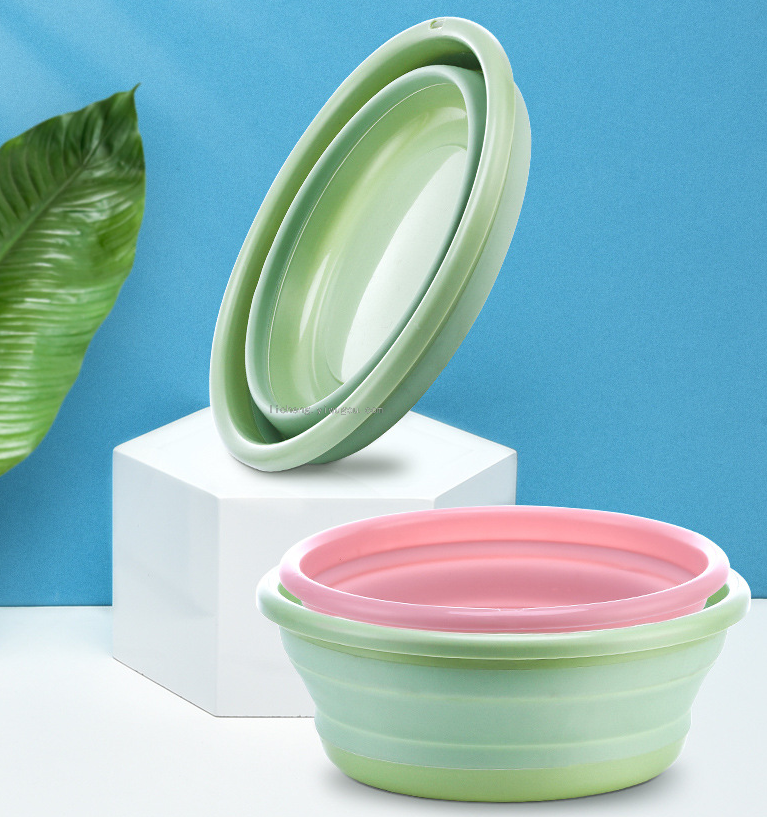 Folding Basin Portable Travel Silicone Plastic Basin Household Basin Outdoor Student Dormitory Laundry Basin Folding Basin Portable Travel Silicone Plastic Basin Household Basin Outdoor Student Dormitory Laundry Basin
