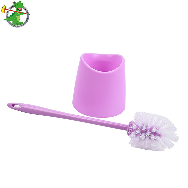 Manufacturer&#039;s direct selling is to split clean brush round ball brush plastic toilet brush scrub toilet belt base.