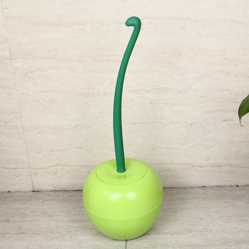 Toilet Brush Set Plastic Cleaning Toilet Brush Toilet Brush Cherry Toilet Brush Set with Base