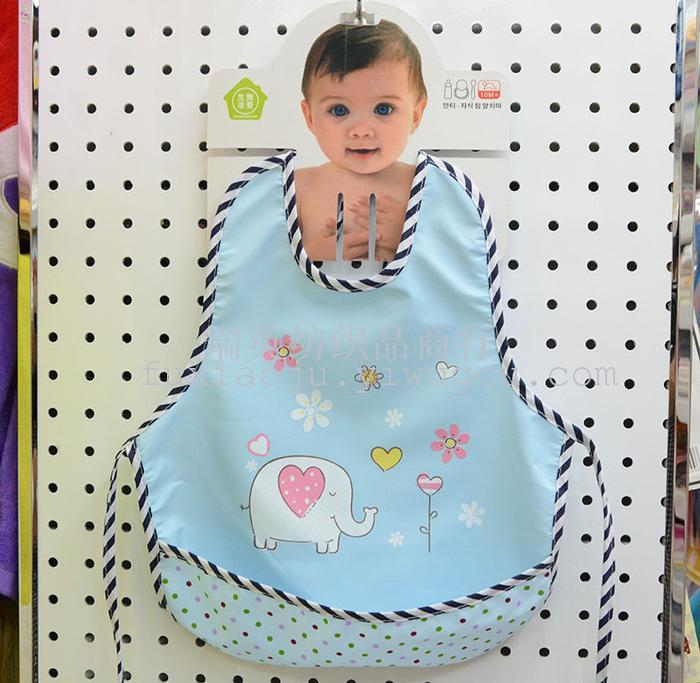 Baby Bib Bib Apron dress waterproof cotton anti summer baby children's cartoon lace gown