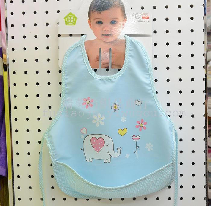 Baby Bib Bib Apron dress waterproof cotton anti summer baby children's cartoon lace gown