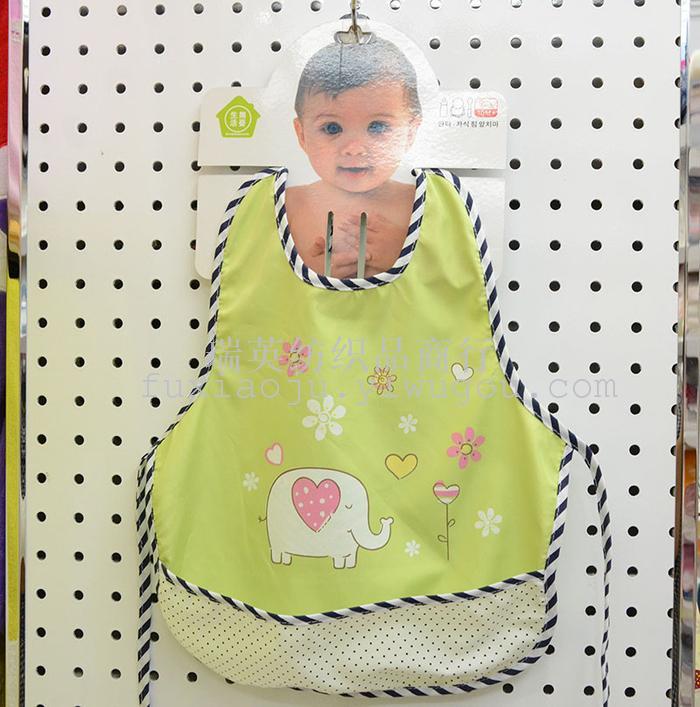 Baby Bib Bib Apron dress waterproof cotton anti summer baby children's cartoon lace gown