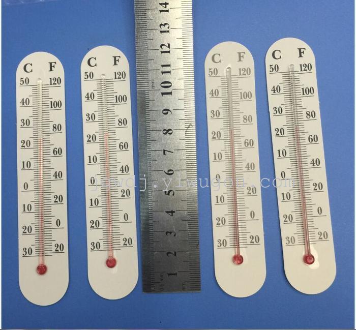 Manufacturers provide wholesale paper glass thermometer thermometer Mini stickers small semicircle Manufacturers provide wholesale paper glass thermometer thermometer Mini stickers small semicircle