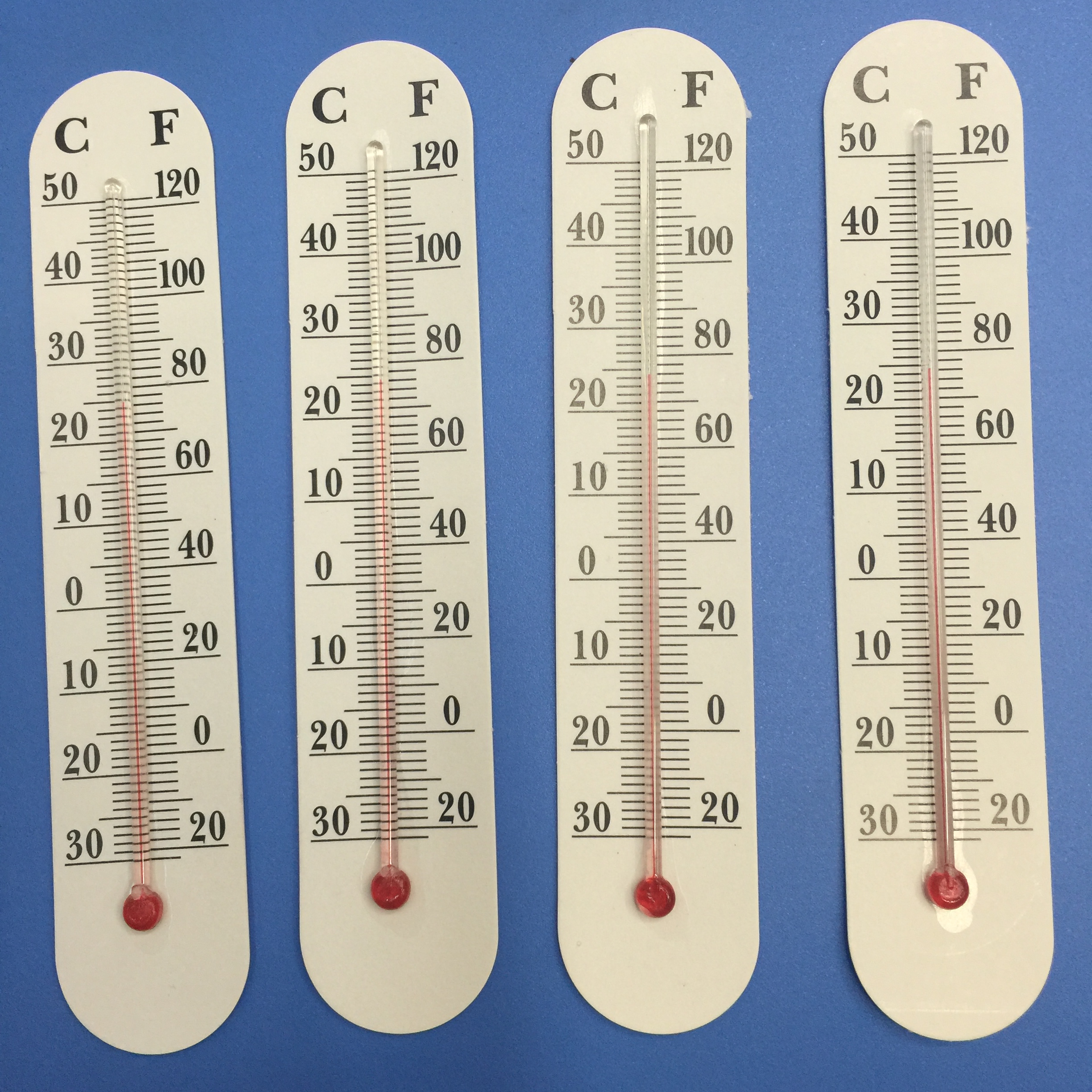 Manufacturers provide wholesale paper glass thermometer thermometer Mini stickers small semicircle