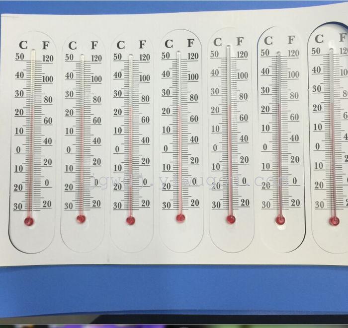 Manufacturers provide wholesale paper glass thermometer thermometer Mini stickers small semicircle Manufacturers provide wholesale paper glass thermometer thermometer Mini stickers small semicircle