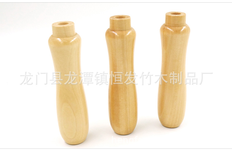 Wooden Crafts Wooden Handle round Wood Seal Wooden Handle Toy Wooden Stamp Stamped Handle