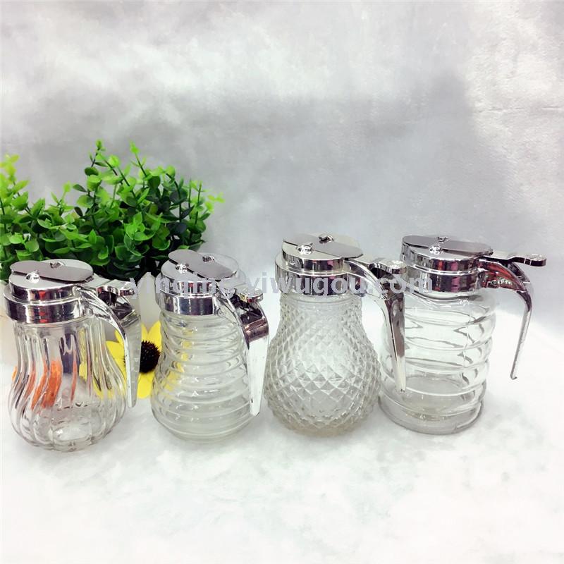 Glass Sauce Bottle Kitchen Practical Glass Seasoning Bottle Dispensing Bottle