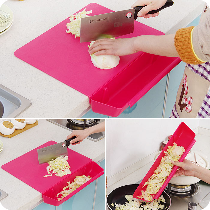 The kitchen chopping board of the kitchen chopping board can be split into two  