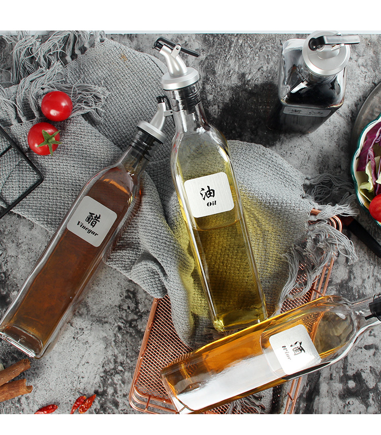 Oil Pot Glass Household Leak-Proof Large Seasoning Bottle Sauce Bottle Kitchen Supplies Oil Bottle Oil Tank Vinegar Pot Oil Pot Glass Household Leak-Proof Large Seasoning Bottle Sauce Bottle Kitchen Supplies Oil Bottle Oil Tank Vinegar Pot