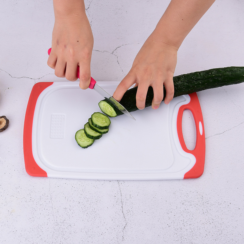 Room Home Chopping Board Set Pp Plastic Thickened Chopping Board Non-Slip Cutting Board Three-Piece Set