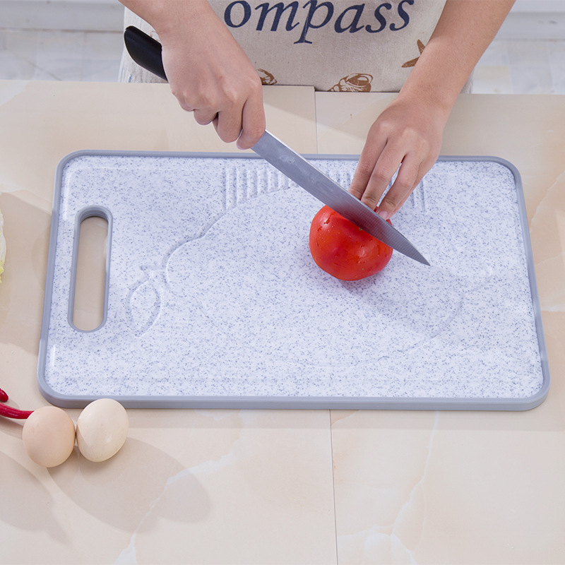 Imitation Marbled Effect Plastic Cutting Board Chopping Board Vegetable Cutting Board Chopping Board
