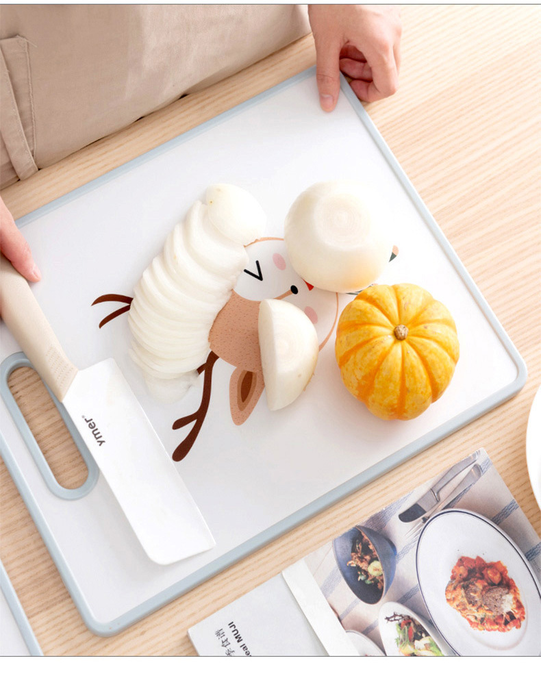 Plastic Cutting Board Thickened Kitchen Household Cutting Board Chopping Board for Fruits Dormitory Cartoon Creative Cutting Board Baby Food Supplement Cutting Board Plastic Cutting Board Thickened Kitchen Household Cutting Board Chopping Board for Fruits Dormitory Cartoon Creative Cutting Board Baby Food Supplement Cutting Board