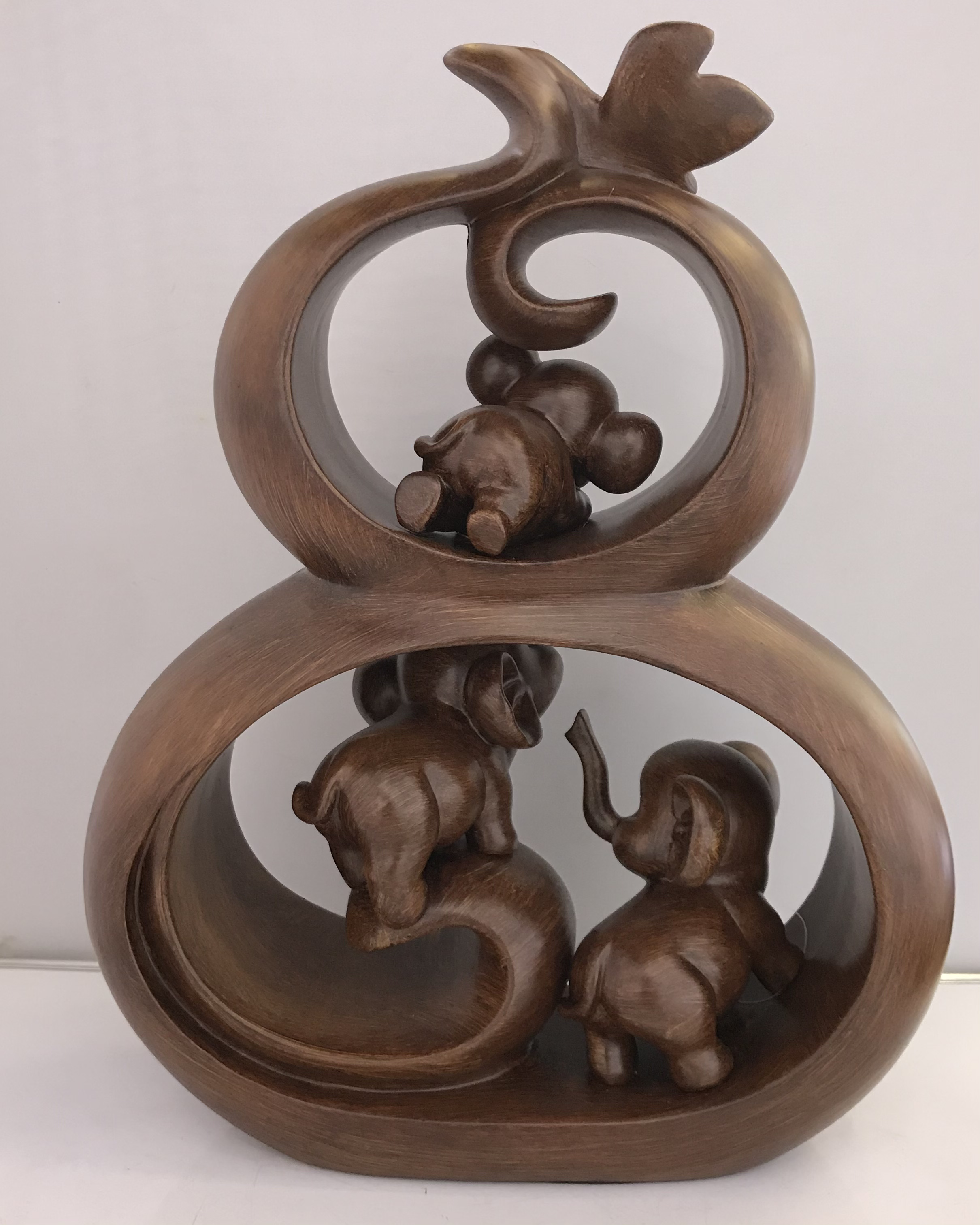 Resin Crafts Creative Wood Grain Gourd Elephant Home Decoration Decoration Living Room TV Cabinet Decoration Resin Crafts Creative Wood Grain Gourd Elephant Home Decoration Decoration Living Room TV Cabinet Decoration