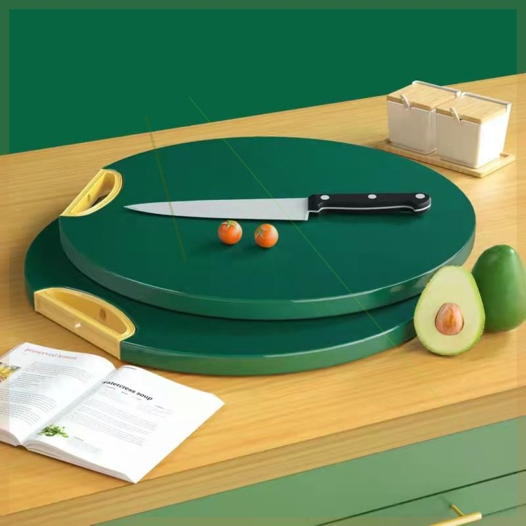 [Mildew-Proof and Crack-Proof] New Dark Green Thickened Cutting Board Household High-End Vegetable Cutting Fruit Chopping Board Cutting Board