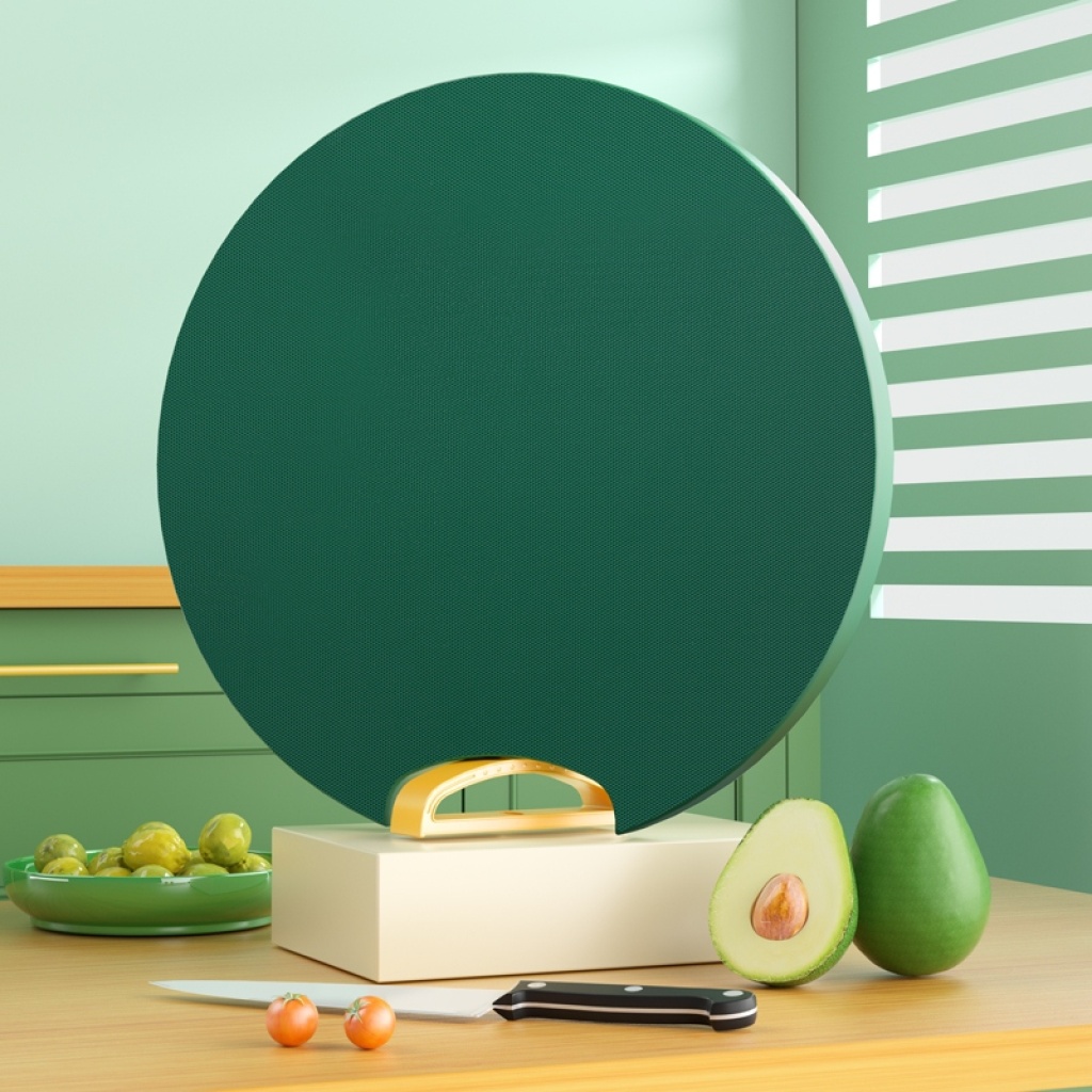 [Mildew-Proof and Crack-Proof] New Dark Green Thickened Cutting Board Household High-End Vegetable Cutting Fruit Chopping Board Cutting Board