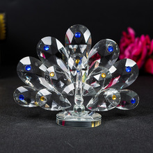 High-End Crystal Candle Holder Ornaments Creative Crystal Crafts Custom Hotel Candlestick Decoration Taobao One Piece Dropshipping
