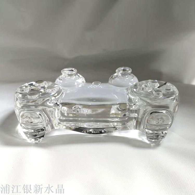Crystal crafts creative gift for boyfriend bestie Crystal game controller high-end gifts
