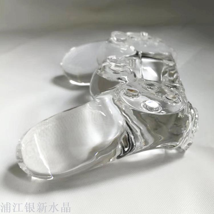 Crystal crafts creative gift for boyfriend bestie Crystal game controller high-end gifts