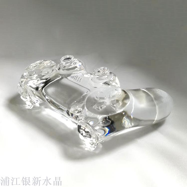Crystal crafts creative gift for boyfriend bestie Crystal game controller high-end gifts