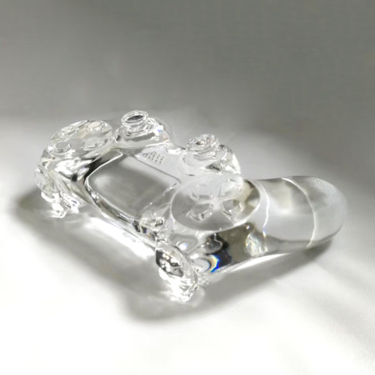 Crystal crafts creative gift for boyfriend bestie Crystal game controller high-end gifts