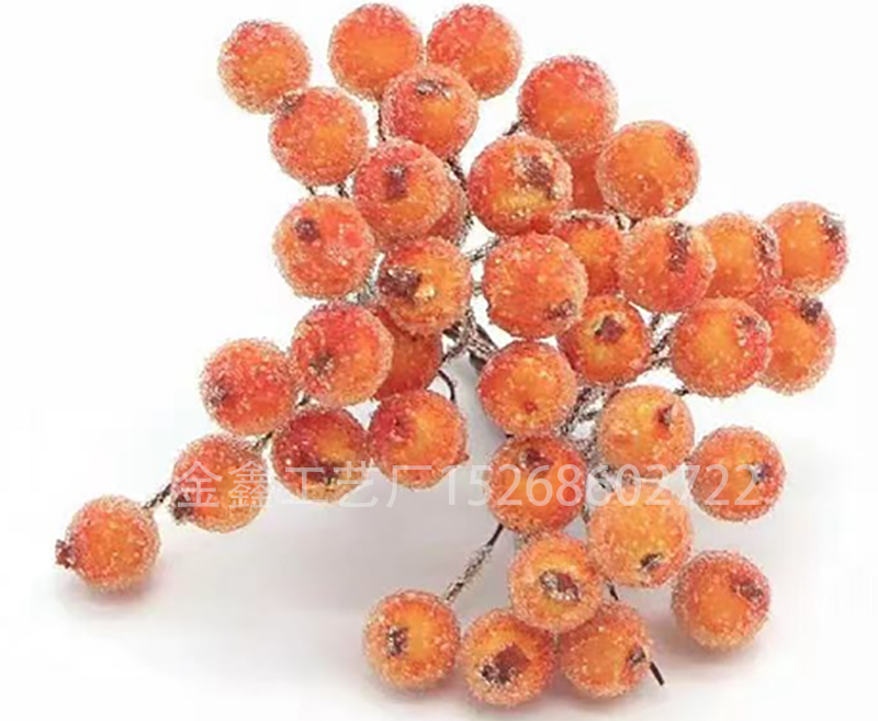 Mini Christmas Frosted Berry Artificial Flower Party DIY Craft Decor Mini Christmas Frosted Berry Artificial Flower Party DIY Craft Decor