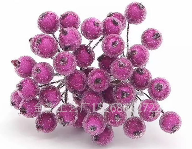 Mini Christmas Frosted Berry Artificial Flower Party DIY Craft Decor Mini Christmas Frosted Berry Artificial Flower Party DIY Craft Decor
