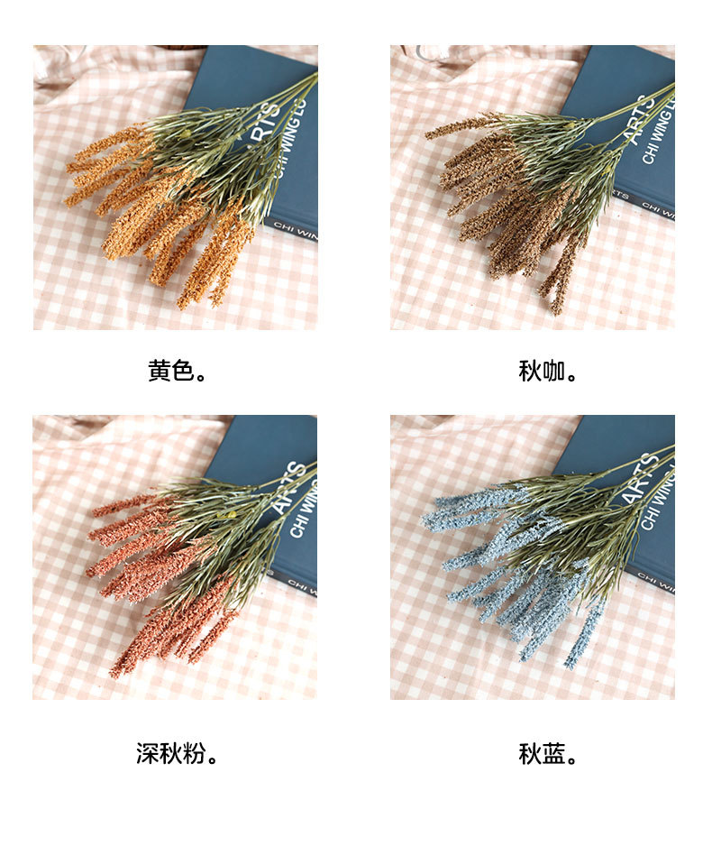 Artificial Flower Malt Grass Wedding Flower Arrangement Fur Grass Home Decoration Plastic Fake Flower Green Bristlegrass Floriculture Decoration Wholesale Artificial Flower Malt Grass Wedding Flower Arrangement Fur Grass Home Decoration Plastic Fake Flower Green Bristlegrass Floriculture Decoration Wholesale