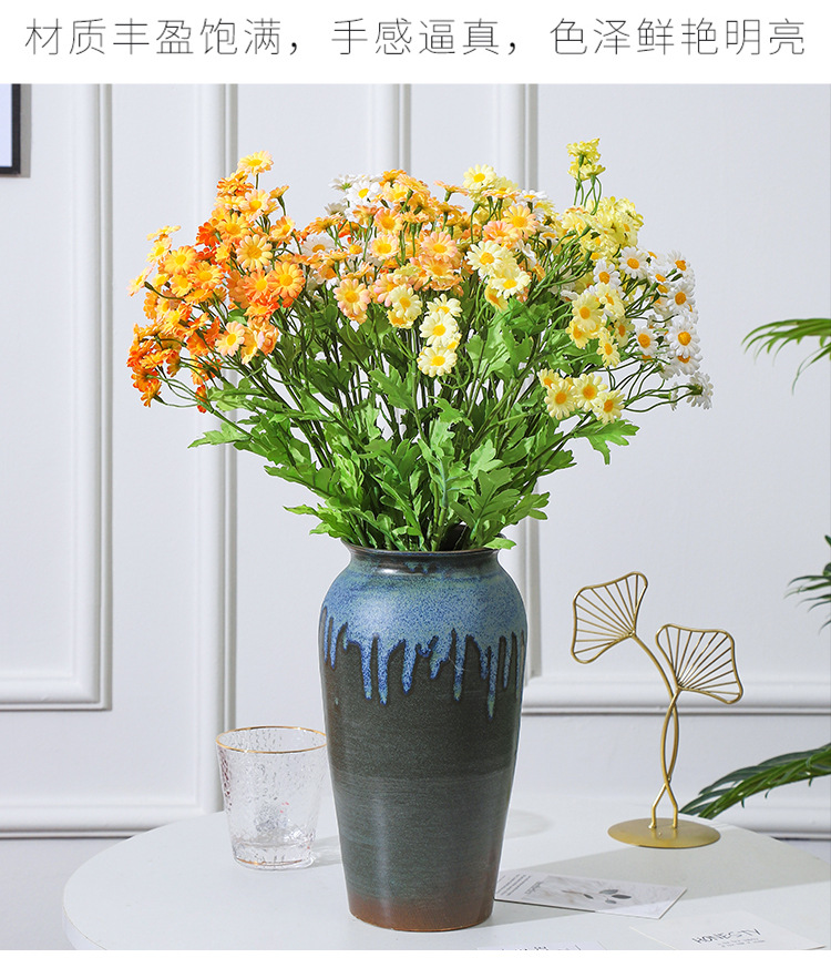 High-End Artificial Flower Spring Chamomile Home Decoration Small Sunflower Pastoral Style Fake Flower Factory Artificial Flowers Wholesale High-End Artificial Flower Spring Chamomile Home Decoration Small Sunflower Pastoral Style Fake Flower Factory Artificial Flowers Wholesale