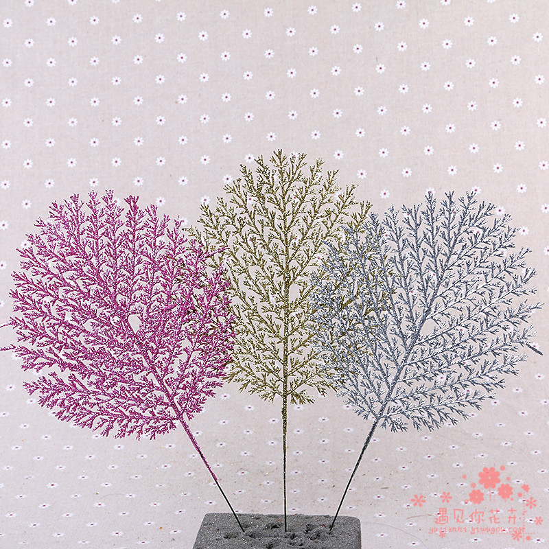 Artificial flower leaves pedatisecta Home Furnishing decorative plastic simulation simulation plant
