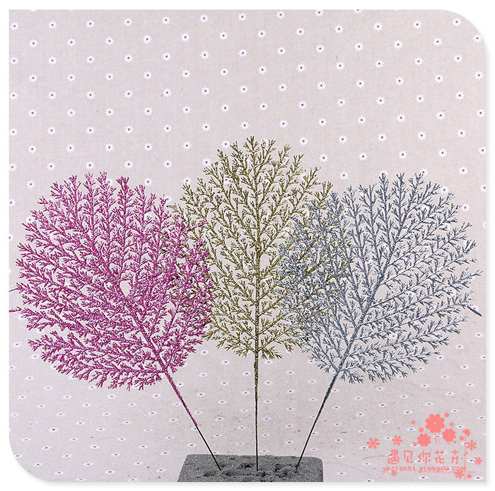 Artificial flower leaves pedatisecta Home Furnishing decorative plastic simulation simulation plant