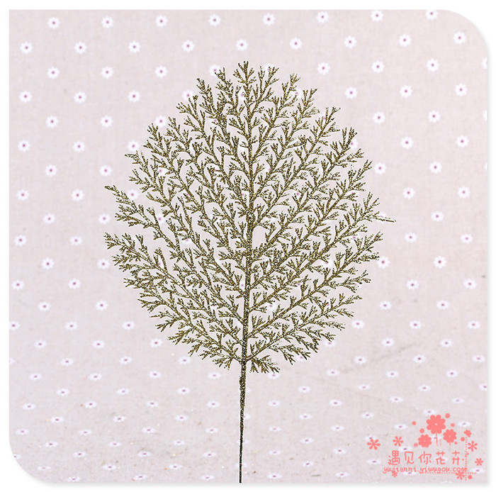 Artificial flower leaves pedatisecta Home Furnishing decorative plastic simulation simulation plant