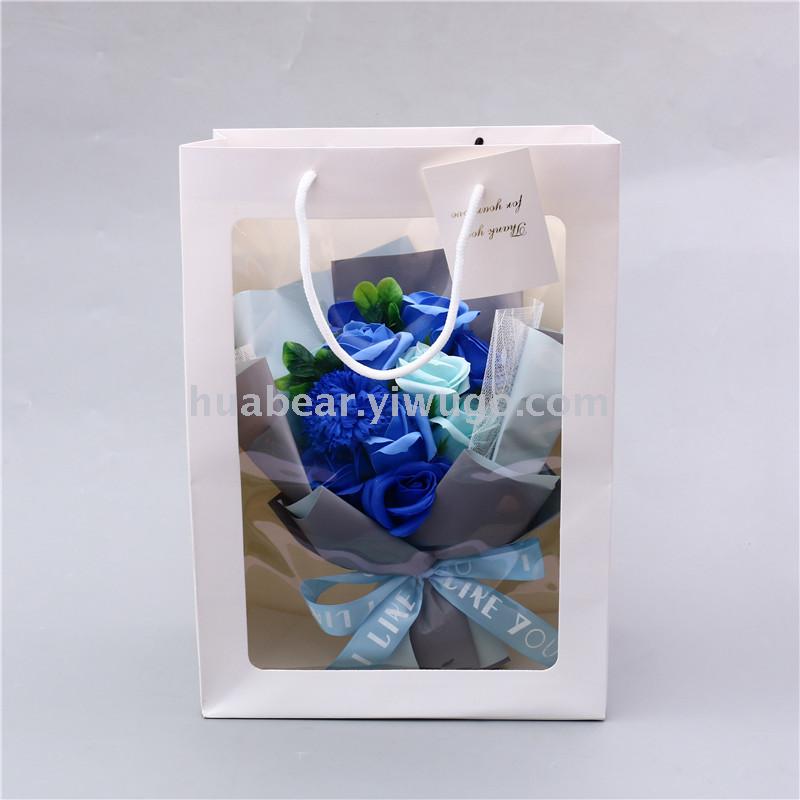 Rose Soap Flower Gift Box Bouquet 520 Valentine&#039;s Day Birthday Gift Artificial Flower