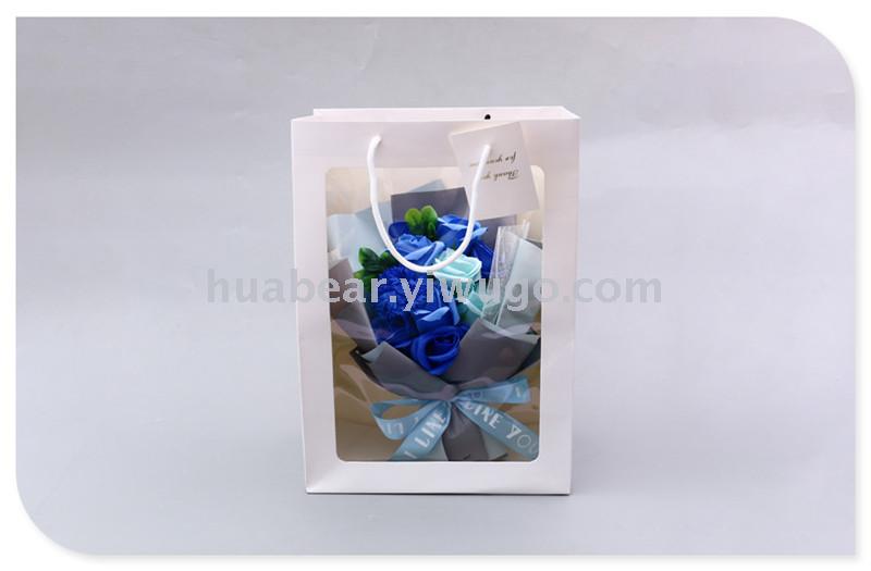 Rose Soap Flower Gift Box Bouquet 520 Valentine's Day Birthday Gift Artificial Flower
